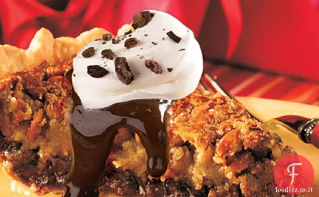 Torta di noci pecan al cioccolato