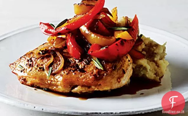 Pollo arrosto con Peperoni Balsamici