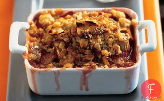 Patatine alla fragola e rabarbaro con Cardamomo e Noce moscata