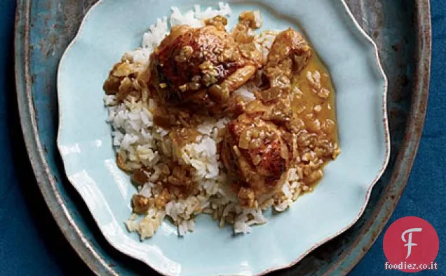 Pollo in salsa di ananas