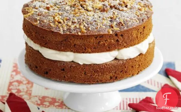 Torta di caffè e noci