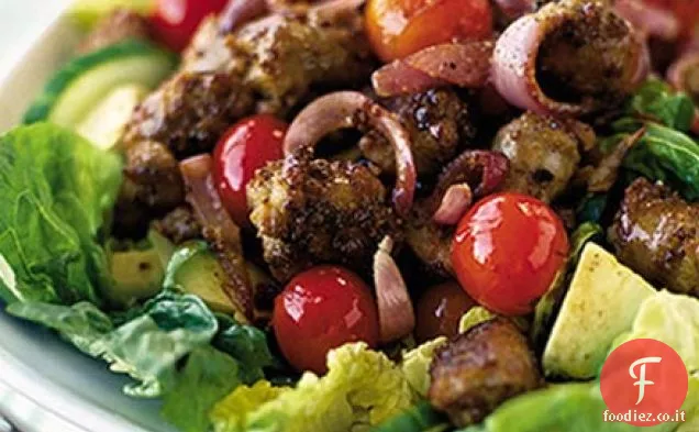 Sizzling salsiccia insalata