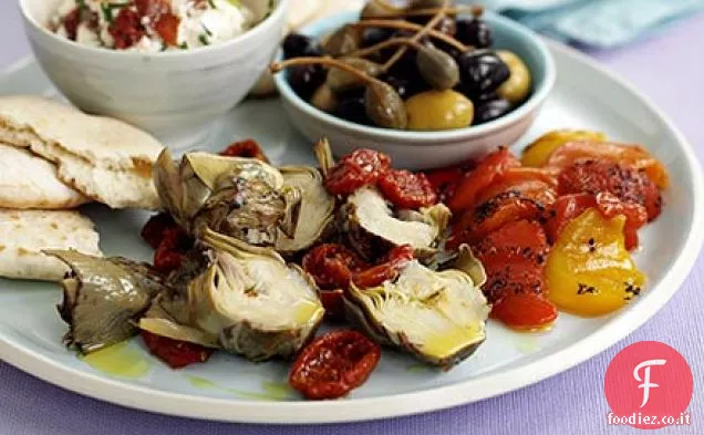 Piatto di gastronomia estiva