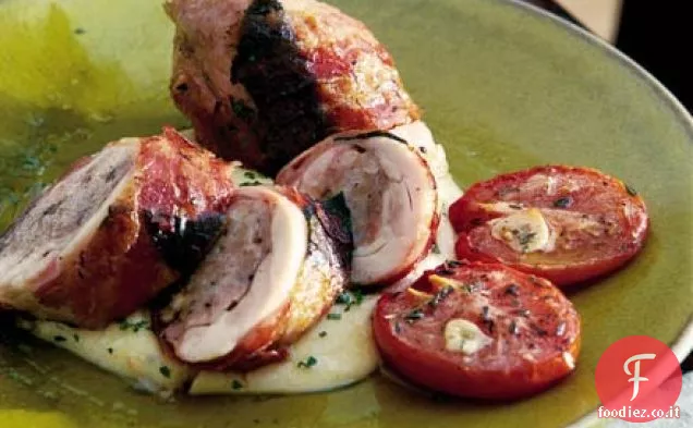 Ballottine di pollo con salvia e pancetta