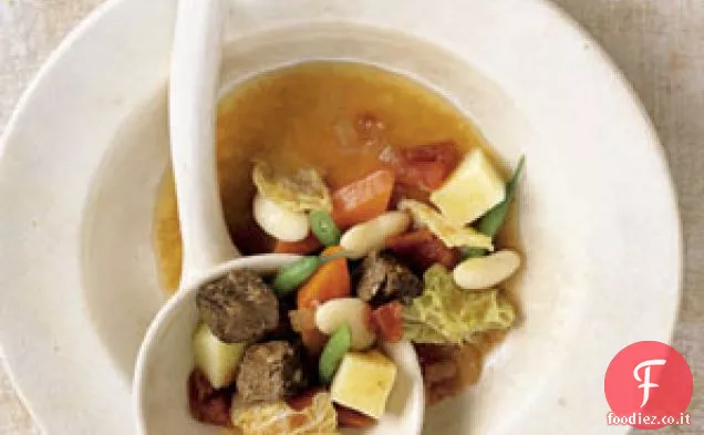 Zuppa di manzo e verdure