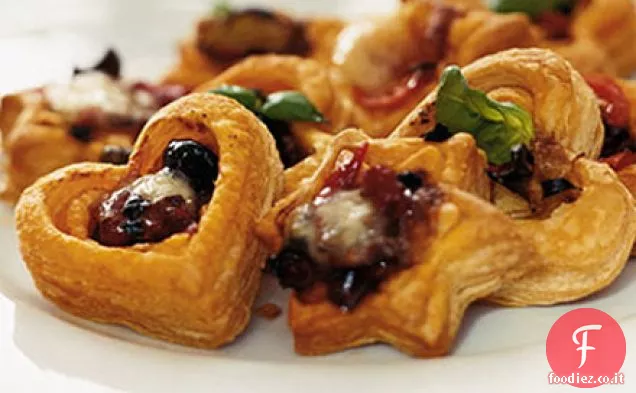 Piccole tortine di gastronomia