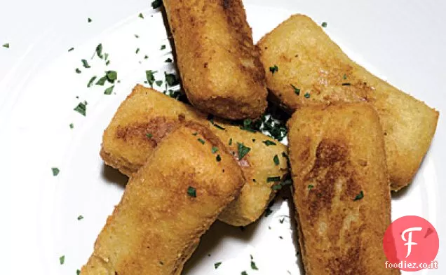 Frittelle di polenta fritta