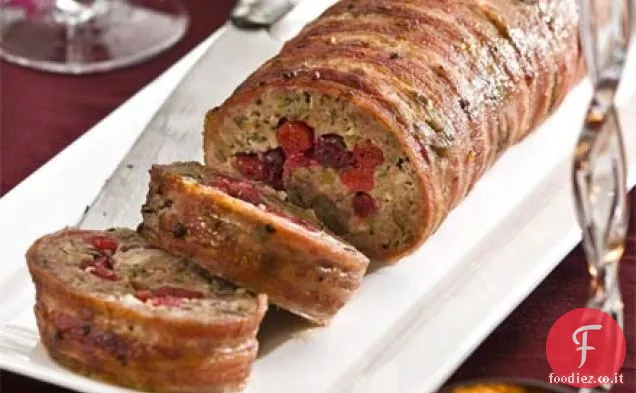 Rotolo di castagne e mirtilli