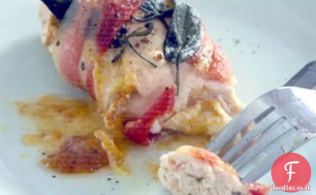 Pollo in un involucro