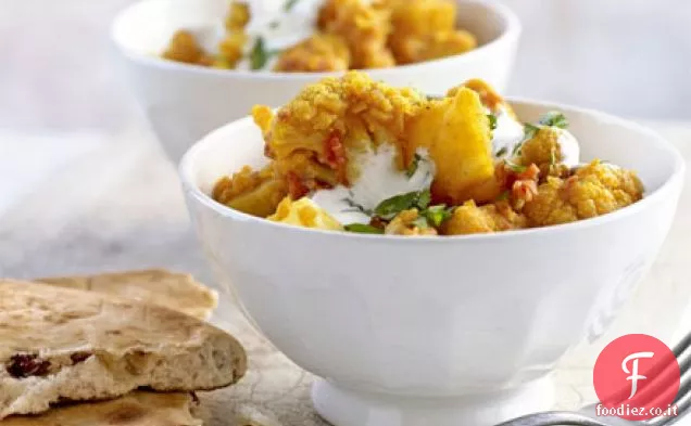 Cavolfiore e curry di patate