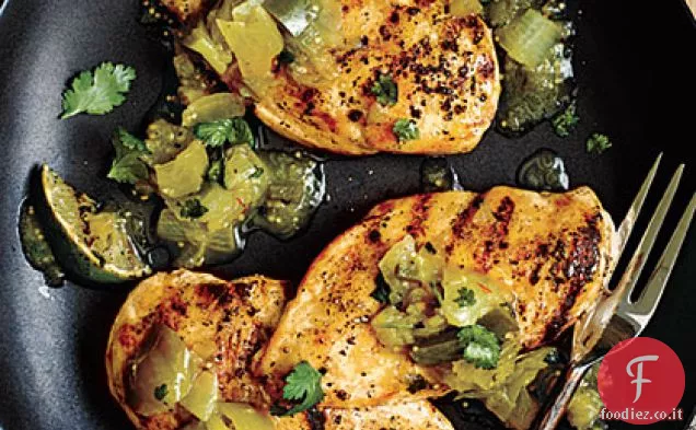 Pollo con veloce Cile Verde
