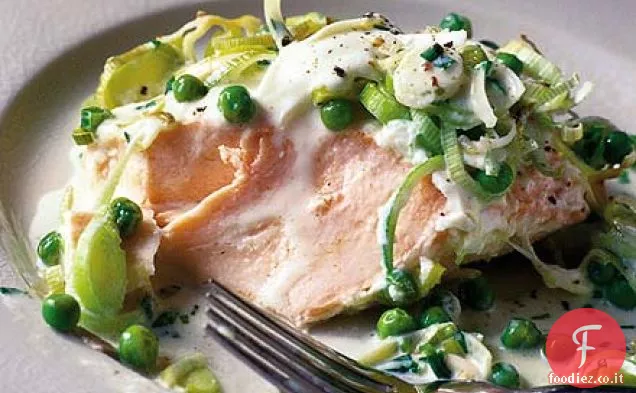 Salmone Leeky in un pacco