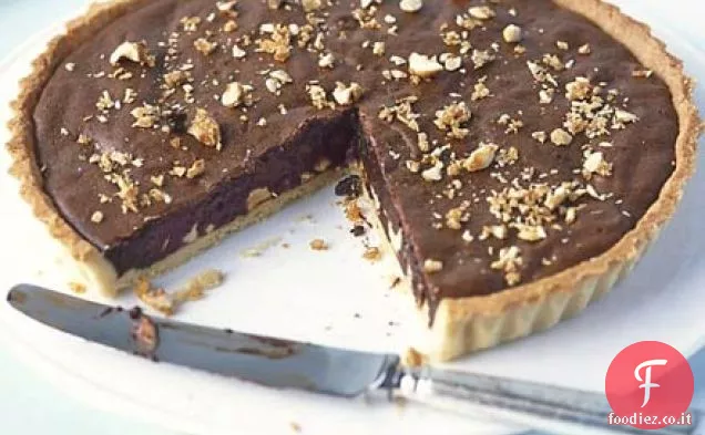 Crostata di praline al cioccolato e nocciole