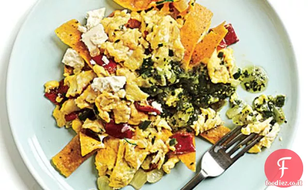 Migas con Salsa Verde