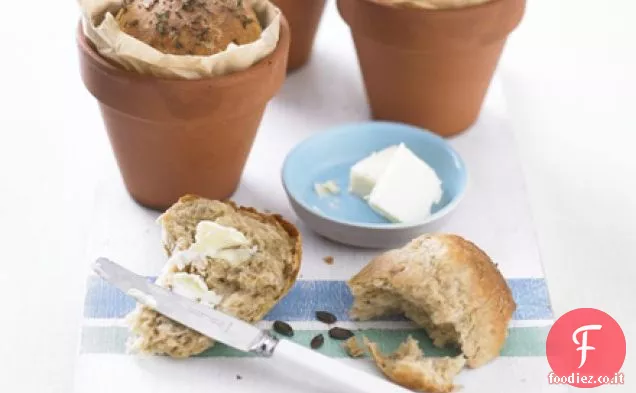 Pane vaso di fiori