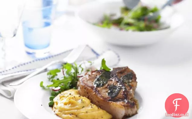Insalata di piselli e ravanelli