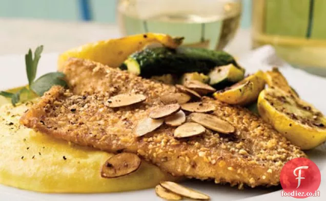 Tilapia in crosta di mandorle
