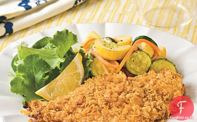 Pesce gatto fritto al forno croccante