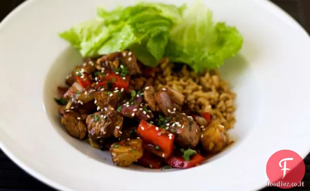 Carne di maiale dolce e acida di Jamie Oliver