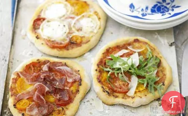 Pizze al pomodoro facili
