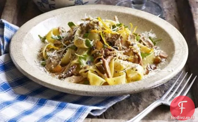 Pappardelle di coniglio brasato