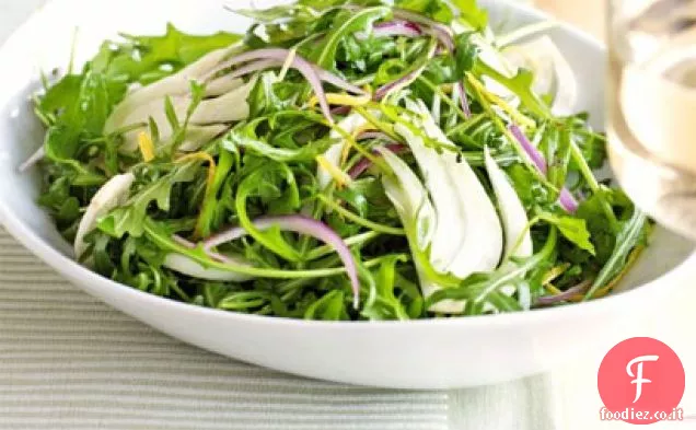 Insalata piccante di finocchio e rucola