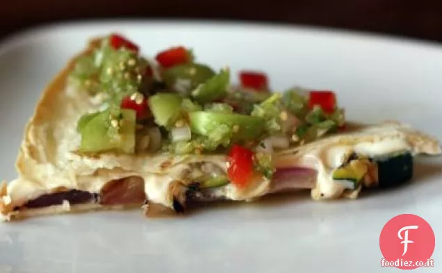 Quesadillas di verdure grigliate