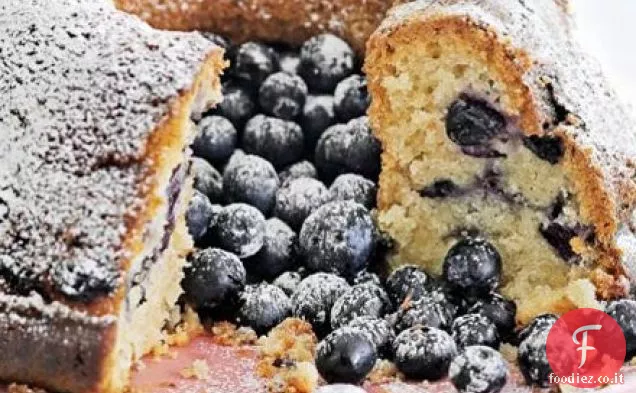 Torta di mirtilli e cocco