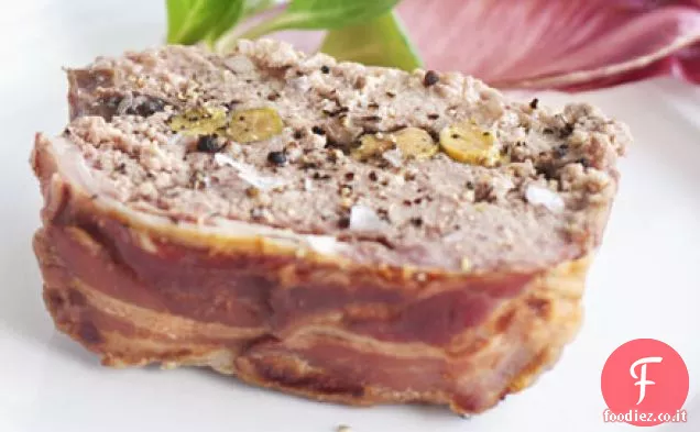 Terrina di anatra e maiale con mirtilli e pistacchi