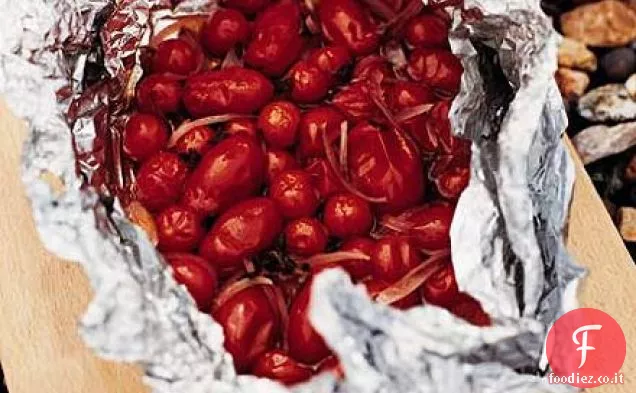 Pomodori arrostiti e cipolle rosse
