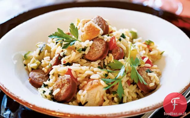 Pollo e salsiccia Jambalaya
