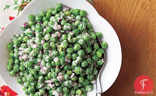 Insalata di piselli al limone e dragoncello