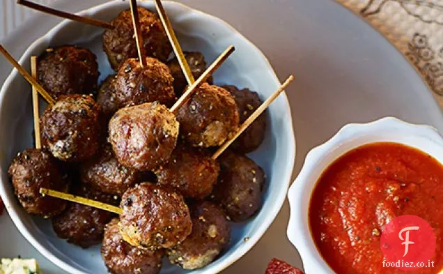 Polpette di manzo e mozzarella
