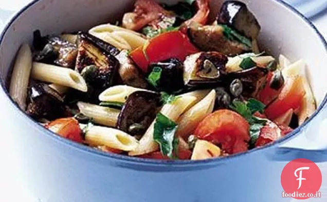 Pasta di pomodoro e melanzane