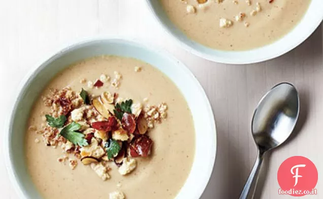 Zuppa di cavolfiore arrosto