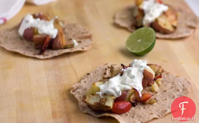 Tacos di patate arrosto