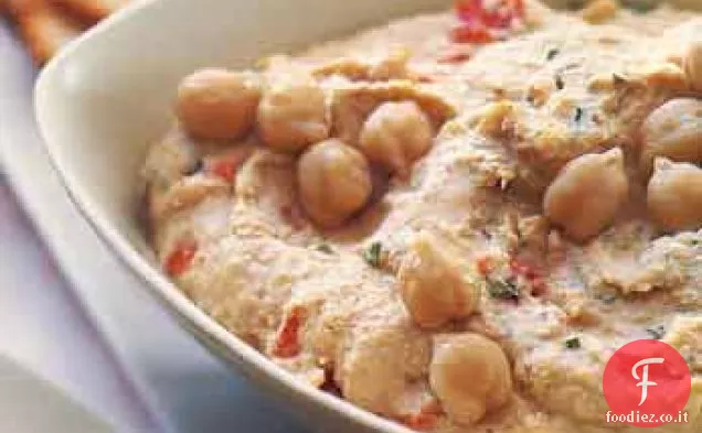 Smoky Chipotle Hummus con aglio Bagel Chips