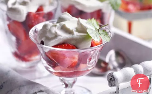 Syllabub alla fragola rosé