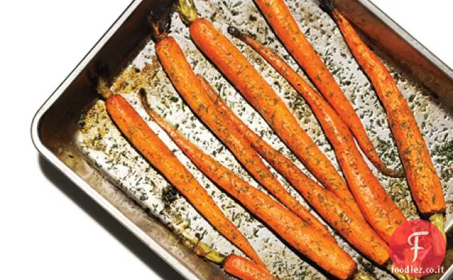 Carote arrosto con aneto
