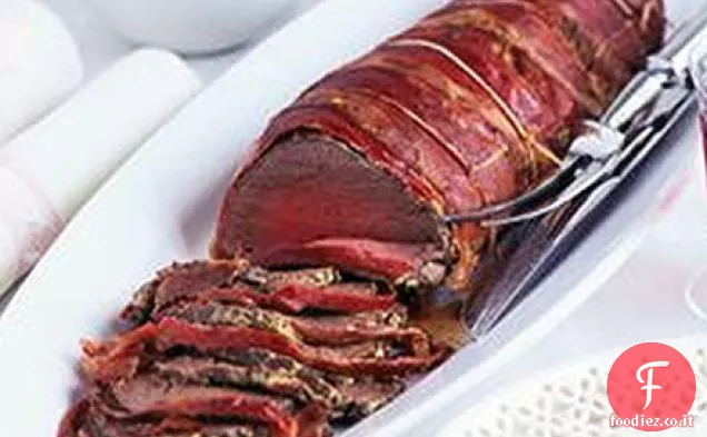 Senape-filetto di manzo arrosto