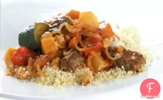 Couscous con stufato di agnello