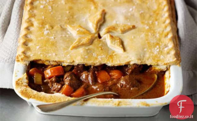 Grande manzo in torta di vino rosso