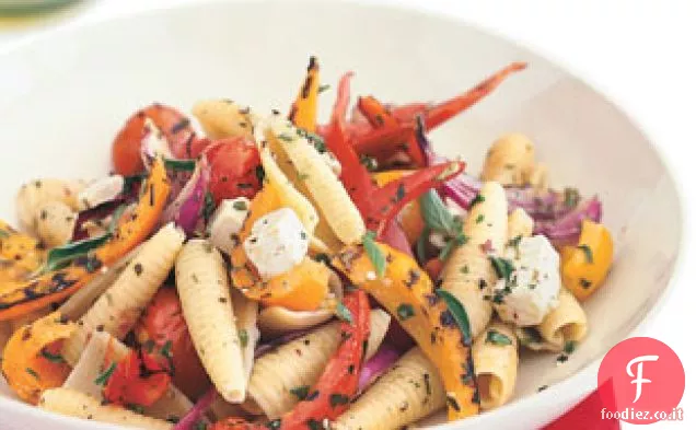 Pasta con Verdure Grigliate e Feta