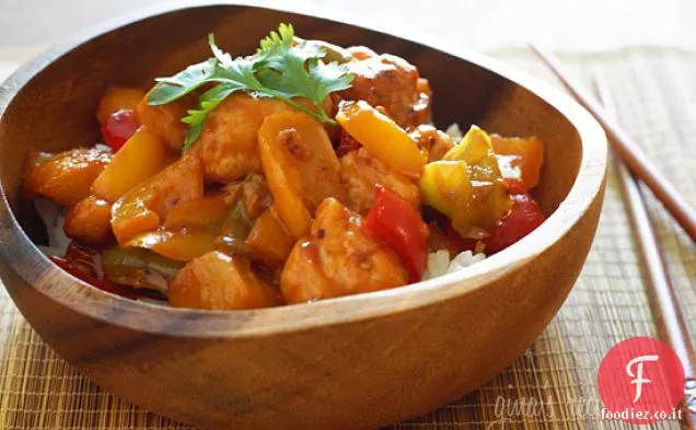 Pollo tailandese e ananas Stir Fry