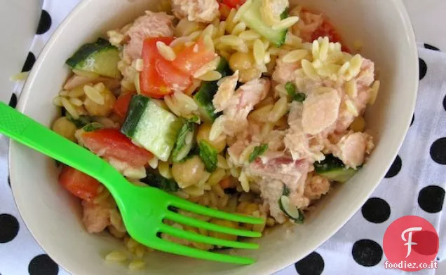 Insalata di Tonno, ceci e Orzo