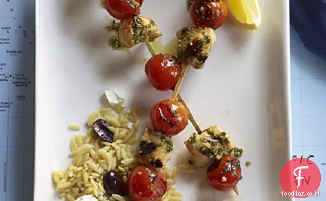 Spiedini in stile greco