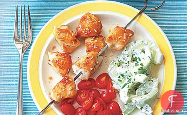 Pollo greco alla griglia con Pitas