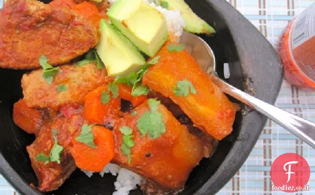 Estofado de Cerdo y Yuca (stufato di maiale e manioca)