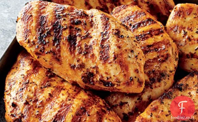 Petti di pollo al limone e origano