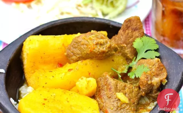 Stufato di manzo colombiano (Sudado de Res)